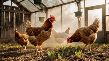 The vaulted glass ceiling creates a bright, airy space. Symbolizes growth, health, and natural living.の素材