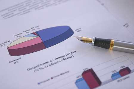 Business graphsの写真素材