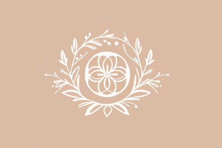 Luxury floral monogram design. Vector illustration. EPS 10のイラスト素材