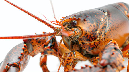 Close-Up of a Live Lobster: Nature's Marine Beautyの素材
