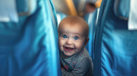 Peekaboo Toddler on Train: Joyful Journeyの素材