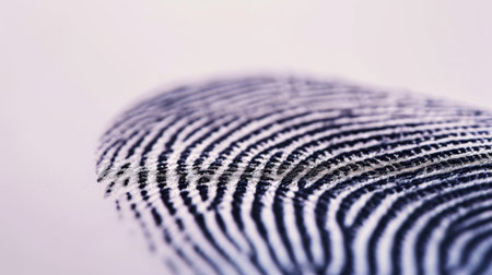 Macro Shot of a Finger Print Textured Detailの素材