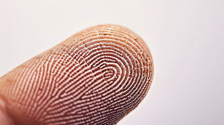 Macro Shot of a Finger Print Textured Detailの素材