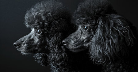 Two Poodles in Harmonyの素材