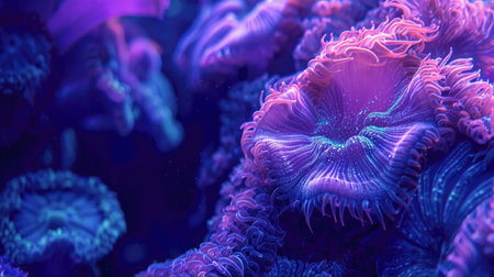 Vibrant Coral Reef Underwater Ecosystemの素材