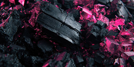 Abstract Mineral Texture with Pink and Gray Tonesの素材