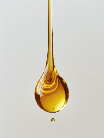 Honey Drip Against White Backgroundの素材