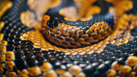 Snake skin pattern close upの素材