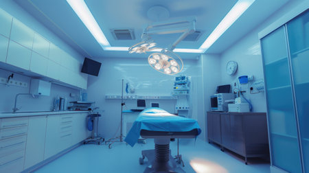 Interior of operating room in modern clinicの素材
