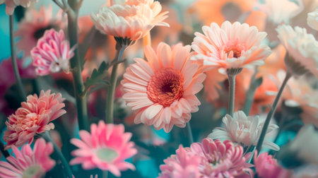 Beautiful flowers as backgroundの素材