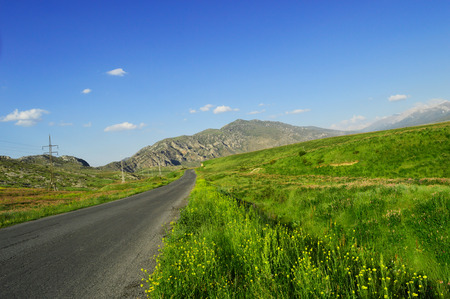 Road to Khaidarkan, Kyrgyzstan