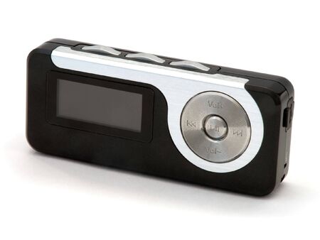 music player isolated on a white backgroundの写真素材
