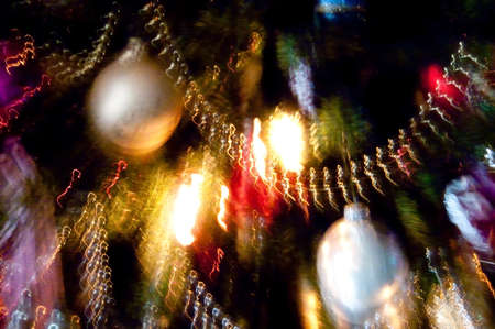 christmas tree as a backgroundの写真素材