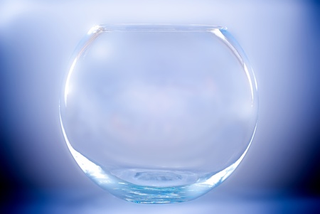 abstract vase on a blue backgroundの写真素材