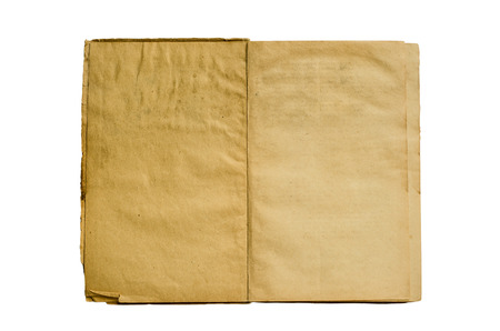 old book isolated on a white backgroundの写真素材