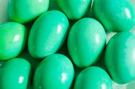 easter eggs as a background