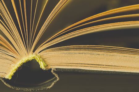 book macro as a backgroundの写真素材