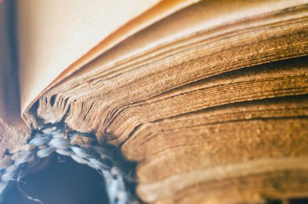 book macro as a backgroundの写真素材