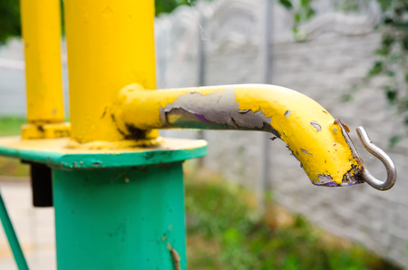 old water column in the villageの写真素材