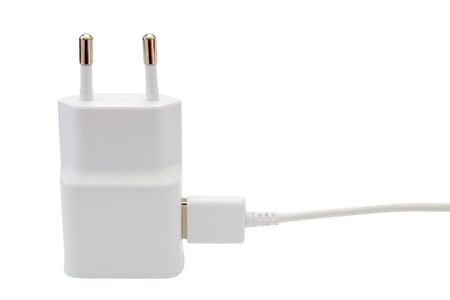 usb charger isolated on a white background