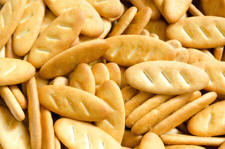 a lot of crackers as background