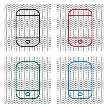 Smartphone Iconのイラスト素材
