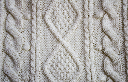 Sweater texture, knitted wool patternの写真素材