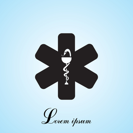 medical (ambulance) iconのイラスト素材