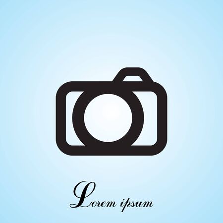photo camera iconのイラスト素材