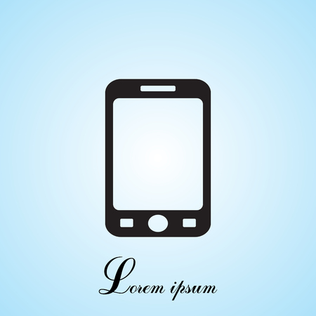 smart phone isolation vectorのイラスト素材