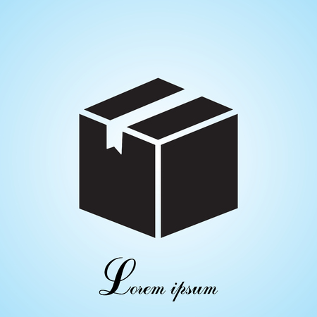 Box vector iconのイラスト素材