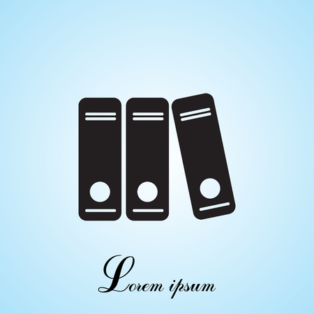 Archive folders vector iconのイラスト素材