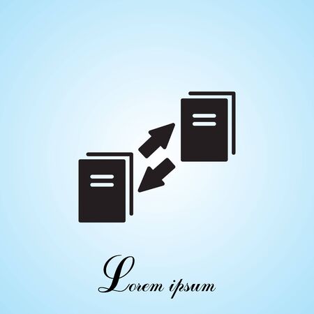 data transfer iconのイラスト素材