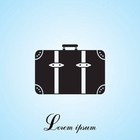 baggage vector iconのイラスト素材