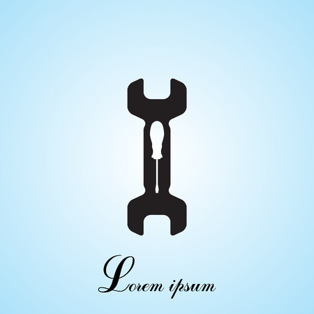 Simple Tools or Repair Iconのイラスト素材