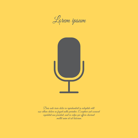 Web icon. Microphone, voice searchのイラスト素材
