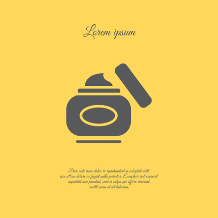 Web line icon. Hand cream, Face creamのイラスト素材