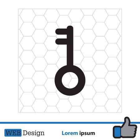 Key vector iconのイラスト素材