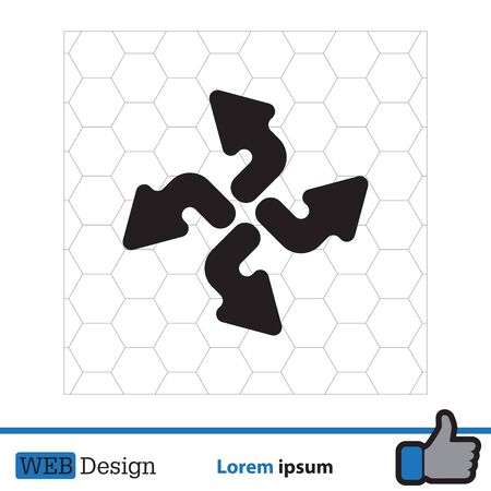 Arrow icon setのイラスト素材