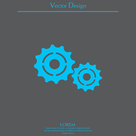 Vector Cog Settings Icon Symbolのイラスト素材