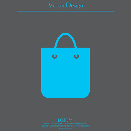 shopping bag - vector iconのイラスト素材