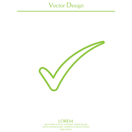 Check mark symbol, vectorのイラスト素材