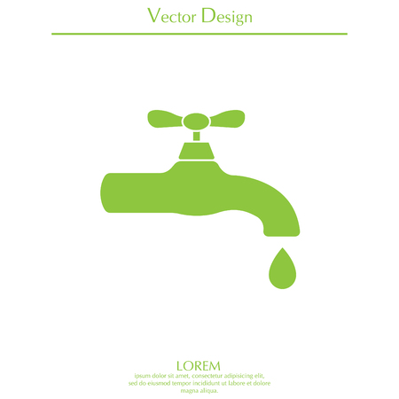 Water tap vector iconのイラスト素材