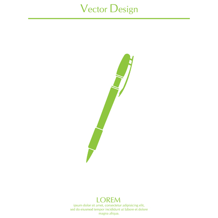 Vector ballpoint pen iconのイラスト素材