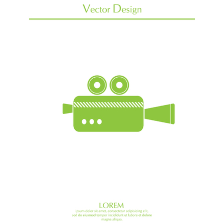 Cinema camera iconのイラスト素材