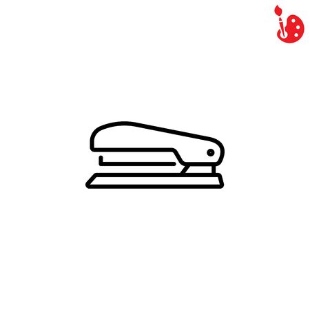Web line icon. Staplerのイラスト素材