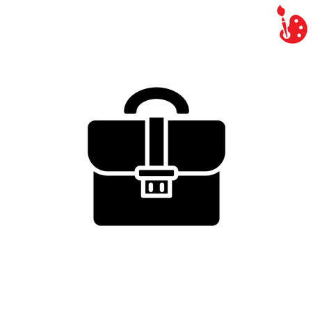 Web line icon. Business; Portfolio (briefcase)のイラスト素材