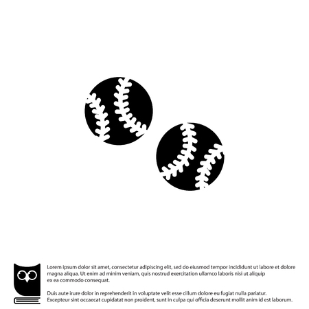 Web icon. Baseballのイラスト素材