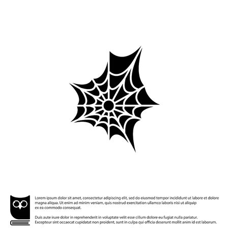 Web line icon. Spiderweb, web iconのイラスト素材