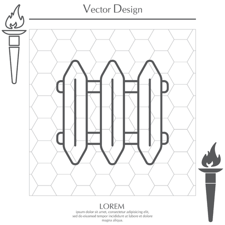 Radiator iconのイラスト素材